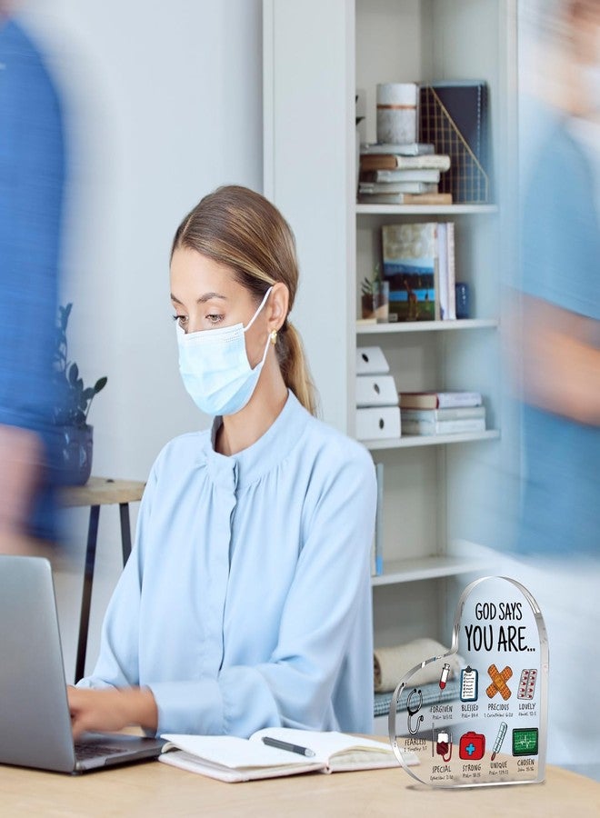 هدايا تقدير للممرضات المسجلات، هدايا تخرج للممرضات، هدايا أسبوع الممرضات، هدايا مسيحية للعاملين في مجال الرعاية الصحية، ثقالة ورق تذكارية للتمريض لتزيين كلية الطب - Image 4